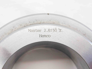 2.8150 CL X MASTER PLAIN BORE RING GAGE 2.8125 +.0025 2 13/16 71.501 mm 2.815 - NS7654BY6