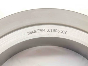 6.1905 CL XX MASTER PLAIN BORE RING GAGE 6.1875 +.0030 6 3/16 157.239 mm CHECK - NS7685BY6