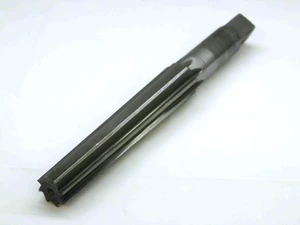 #2 OD HSS MORSE TAPER REAMER 0.621 SHANK 8 FL MT2 .5696 SMALL OD .7441 LARGE OD - TD0329BA4