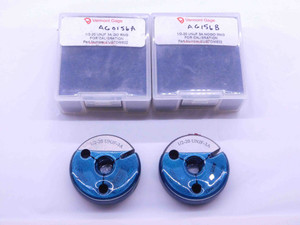 1/2 20 UNJF 3A VERMONT THREAD RING GAGES .5 .50 GO NO GO P.D.'S = .4675 & .4643 - DW42574OB6