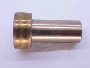 SHOP MADE 1 3/4 20 BRASS THREAD PLUG GAGE 1.75 1.750 1.7500 INSPECTION CHECK - DW42578BP6