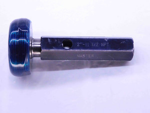2" 11 1/2 NPT L1 MASTER PIPE THREAD PLUG GAGE 2.0 11.5 2.00 2.000 2.0000 SET - DW42587BU5