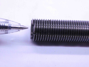 1/2 20 UNF 2B LEFT HAND THREAD PLUG GAGE .5 GO NO GO = .4675 .4731 EXTRA LONG GO - DW42598LVR