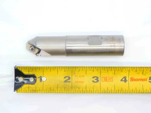 INGERSOLL .25 - .713" DIA. 60 DEG INDEXABLE CHAMFER MILL 12M1Q0284R02 3/4 SHANK - JG5752BY6