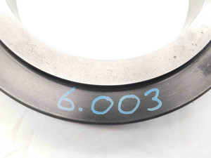 6.0030 CL X MASTER PLAIN BORE RING GAGE 6.0000 +.0030 6.0 152.476 mm 6.003 CHECK - NS7701BY6