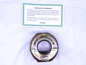 1.1250 CLASS X MASTER PLAIN BORE RING GAGE ONSIZE 1 1/8 28.575 mm 1.125 SETTING - JJ3371GFG