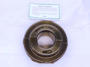 1.7500 CLASS X MASTER PLAIN BORE RING GAGE ONSIZE 1 3/4 44.450 mm 1.750 SETTING - JJ3381GFG
