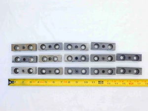 14pc LOT OF 1" WEDGE CLAMPS FOR LATHE TOOL BLOCKS 45mm & 35mm BOLT DISTANCE - JG5811CZ5