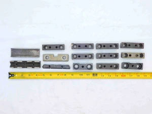 14pc LOT OF 1" WEDGE CLAMPS FOR CNC LATHE TOOL BLOCKS 55mm & 45mm BOLT DISTANCE - JG5812CZ5