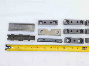 14pc LOT OF 1" WEDGE CLAMPS FOR CNC LATHE TOOL BLOCKS 55mm & 45mm BOLT DISTANCE - JG5812CZ5