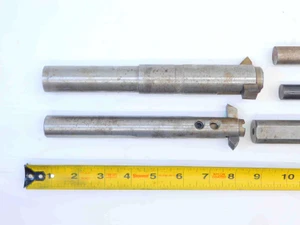 7pc LOT 1/2, 3/8, 1/4 SLOT WIDTH LATHE BIT BORING BARS 5/8, 3/4, 7/8, 1" SHANKS - JG5830DH5