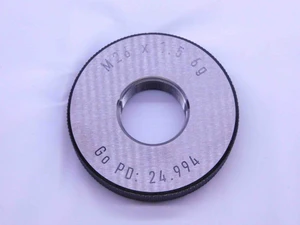 NEW M26 X 1.5 6g METRIC SOLID THREAD RING GAGE 26 GO ONLY P.D. = 24.994 CHECK - DW42643LVR