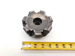 INGERSOLL 4" O.D. COOLANT FACE MILL HN6D-40R01 1 1/2 PILOT 7 POCKETS HN-0605 4.0 - NS7734BY6