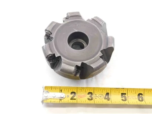 INGERSOLL 4" O.D. COOLANT FACE MILL HN6D40R01 1 1/2 PILOT 7 POCKETS HN-0605 4.0 - NS7740BY6