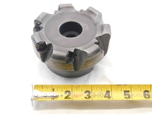 INGERSOLL 4" O.D. COOLANT FACE MILL HN6D-40R01 1 1/2 PILOT 7 POCKETS HN-0605 4.0 - NS7741BY6