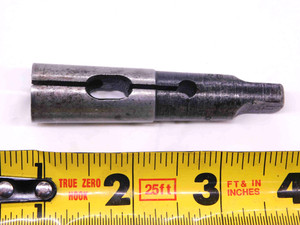 S-J 778922 MORSE TAPER #2 SPLIT SLEEVE DRIVER ADAPTER FOR 13/32 DRILL .40625 MT2 - JJ3396AT5