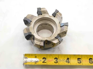 KYOCERA 4" O.D. FACE MILL MFWN904000R-7T 1 1/2 PILOT 7 POCKETS WN-0806 4.0 - NS7766BY6
