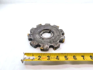SECO 6" O.D. X 5/8 CUT WIDTH STAGGERED TOOTH INDEXABLE SIDE MILLING CUTTER 10 T - NS7782BY6