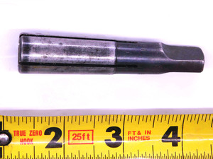 S-J 01141 MORSE TAPER #2 SPLIT SLEEVE DRIVER ADAPTER FOR 5/8 HAND TAP MT2 .625 - JJ3409AT5