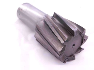 HANNIBAL 2" O.D. 2" LOC CARBIDE TIPPED HSS END MILL 1 1/4 SHANK 8 FLUTE 2.0 - JJ3424LVR