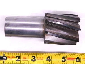 HANNIBAL 2" O.D. 2" LOC CARBIDE TIPPED HSS END MILL 1 1/4 SHANK 8 FLUTE 2.0 - JJ3424LVR