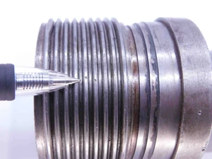 SHOP MADE 2 3/8 8 API UP TBG PIPE THREAD PLUG GAGE 2.375 EXTERNAL UPSET TUBING - DW42737BR6