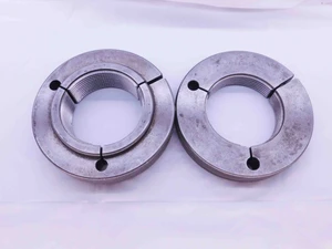 3 1/8 8 UN 2A THREAD RING GAGES 3.125 3.1250 GO NO GO P.D.'S = 3.0412 & 3.0326 - DW42763CB6