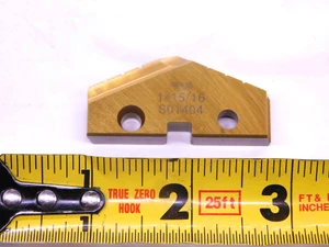 1pc NEW YG1 1 15/16 O.D. SERIES #4 TiN COATED HSS SPADE INSERT 1.9375 S01404 - JJ3465YG1
