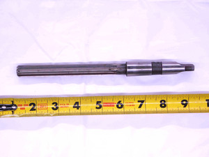 0.5595 OD HSS REAMER MT2 SHANK 8 STRAIGHT FL .5595 9/16 .5625 -.0030 UNDERSIZE - JJ3501BJ3