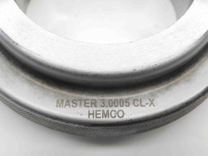 3.0005 CLASS X MASTER PLAIN BORE RING GAGE 3.0000 +.0005 OVERSIZE 3.0 76.213 mm - NS7849BY6