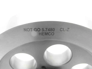 5.7480 CLASS Z PIN PLUG GAGE 5.7500 -.0020 UNDERSIZE 5 3/4 146 mm 5.748 CHECK - NS7860BY6
