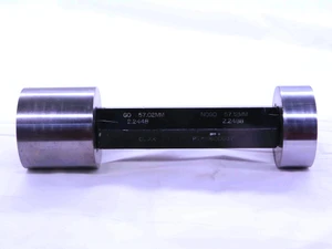 57.020 & 57.120 CL XX mm PIN PLUG GAGE GO NO GO 57.000 +.020 2.2488 57.02 57.12 - RD0003BT6