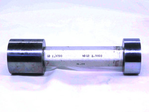 1.9700 & 1.9800 CL XX PIN PLUG GAGE GO NOGO 1.9688 +.0012 1 31/32 50 1.970 1.980 - RD0005BT6