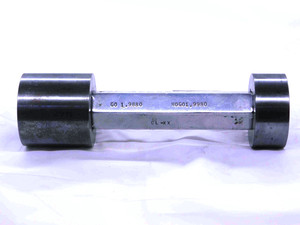 1.9880 & 1.9980 CL XX PIN PLUG GAGE GO NOGO 2.0000 -.0020 2.0 50.749 1.988 1.998 - RD0011BT6