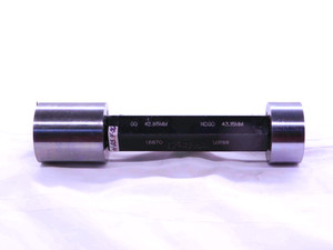 42.850 & 43.150 CL XX mm PIN PLUG GAGE GO NO GO 43.000 -.150 1.6870 42.85 43.15 - RD0033BT6