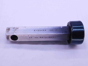 1 11/16 12 NS THREAD PLUG GAGE 1.6875 NO GO ONLY P.D. = 1.6490 INSPECTION CHECK - DW42809BR6