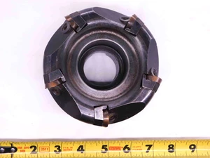 5" O.D. FACE MILL 1 1/2 PILOT 5/8 KEY HOLDS 5 INSERTS 5.0 INDEXABLE TOOLING - JJ3554CH5