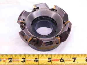 CARBOLOY 4" O.D. COOLANT FACE MILL R220.13-04.00-12 1 1/2 PILOT 6 POCKETS 4.0 - JJ3555CH5