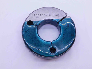 1 11/16 16 UN 2 THREAD RING GAGE 1.6875 GO ONLY P.D. = 1.64532 3A INSPECTION - DW42850DH5