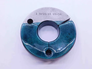 1 9/16 16 UN 3A THREAD RING GAGE 1.5625 NO GO ONLY P.D. = 1.5180 INSPECTION - DW42855DH5