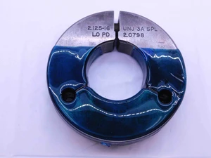 2 1/8 16 UNJ 3A SPECIAL THREAD RING GAGE 2.125 2.1250 NO GO ONLY P.D. = 2.0798 - DW42857DH5