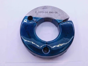 2 3/16 16 UNS 3A THREAD RING GAGE 2.1875 NO GO ONLY P.D. = 2.1429 INSPECTION - DW42858DH5