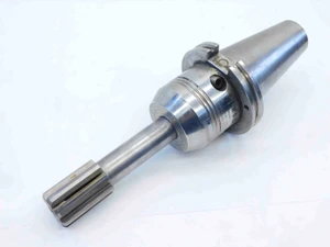 CAT50 TENDO 1" ID HYDRAULIC CHUCK TOOL HOLDER COOLANT 203949 W/ 1 3/8" REAMER - JG6182CA5