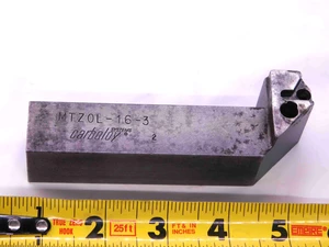 CARBOLOY MTZOL-16-3 LATHE TURNING TOOL HOLDER 1" SHANK TN-32 INSERTS 5" OAL - JJ3676LVR