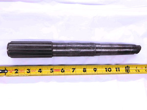1.496 OD HSS REAMER MT4 SHANK 14 FL 1.4960 1 1/2 1.5000 -.0040 UNDERSIZE 38 mm - JJ3689BF4
