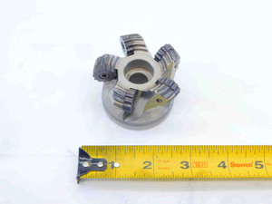 2 1/2 O.D. FACE MILL 1" PILOT 3/8 KEY HOLDS 5 INSERTS INDEXABLE TOOLING - JG6204BL5