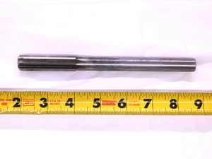 HEWITT 0.6235 OD HSS REAMER 9/16 SHANK 8 FL .6235 5/8 .6250 -.0015 UNDERSIZE - JJ3754BR5
