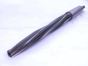 7/8 OD HSS BRIDGE REAMER MORSE TAPER #3 SHANK SPIRAL 5 FL MT3 .875 .8750 ONSIZE - JJ3762BU5