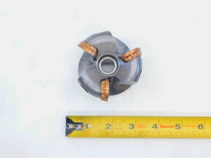 SANDVIK 3" O.D. FACE MILL RA300-076R25-25L 1" PILOT 3 POCKETS R300-2570 3.0 - JG6232BL5