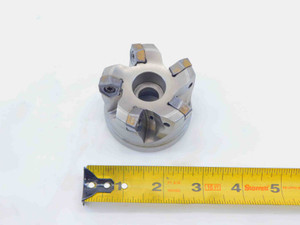 2 1/2 O.D. COOLANT THRU FACE MILL 1" PILOT 3/8 KEY HOLDS 5 INSERTS INDEXABLE - JG6235BL5